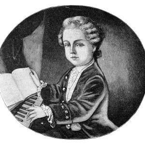 Wolfgang Amadeus Mozart, at the time of his first appearances Wolfgang Amadeus Mozart, at the time of his first appearances