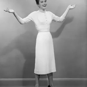 Woman in Studio Print Woman in Studio Print