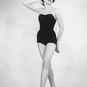 Black and White Print of a Woman in Corset Black and White Print of a Woman in Corset