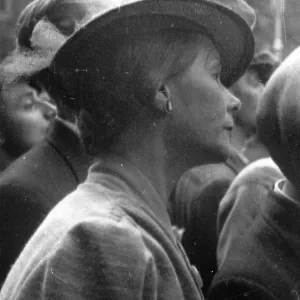 Woman In Crowd Woman In Crowd