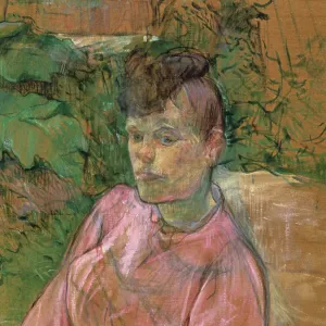 Woman in the Garden of Monsieur Forest, 1889-1891. Artist: Henri de Toulouse-Lautrec Woman in the Garden of Monsieur Forest, 1889-1891. Artist: Henri de Toulouse-Lautrec