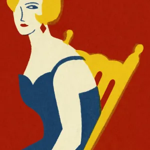 Woman Sitting in a Chair