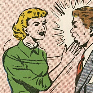 Woman Slapping a Man