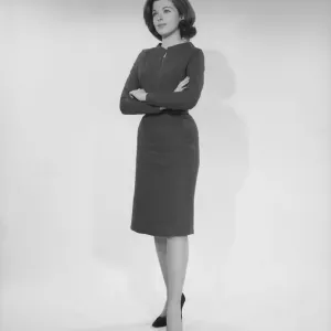 Woman Standing with Arms Crossed Print Woman Standing with Arms Crossed Print
