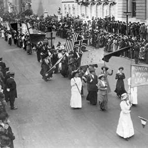 Women of All Nations Parade in New York, 3rd May 1916