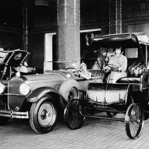 Women In New, Old Packard Cars Women In New, Old Packard Cars