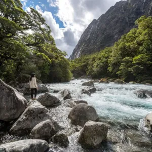 Milford Sound Watercourse Print Milford Sound Watercourse Print