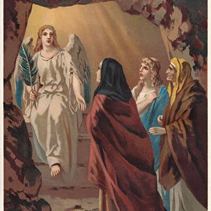 The Women at the Tomb of Christ, chromolithograph, published 1886