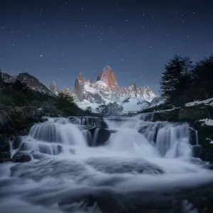 Wonderful view of Fitz Roy mountain, Patagonia, El Chalten - Argentina