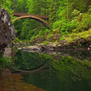 Wooden bridge Wooden bridge