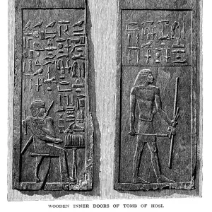 Wooden Doors of Tomb of Hosi