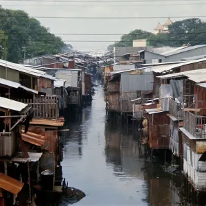 Wooden Shacks In Cholon, Saigon Wooden Shacks In Cholon, Saigon