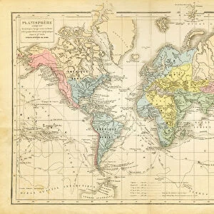 world map 1882