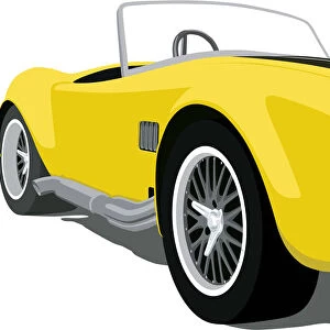 Yellow Shelby Cobra