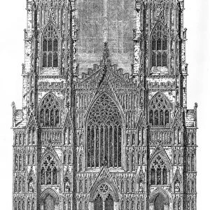 York cathedral engraving 1878