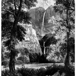 The Yosemite Falls in California
