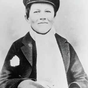 Young Alva Edison in His Railway Uniform Young Alva Edison in His Railway Uniform