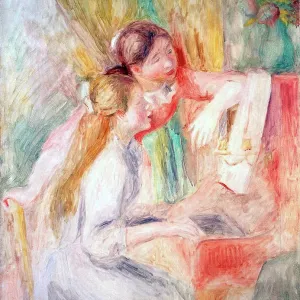 Young Girls at the Piano, 1892. Artist: Pierre-Auguste Renoir Young Girls at the Piano, 1892. Artist: Pierre-Auguste Renoir