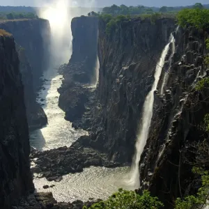 Cañón del Zambeze, Cataratas Victoria, Livingstone, Zambia. Cañón del Zambeze, Cataratas Victoria, Livingstone, Zambia.