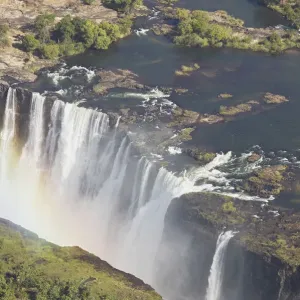 Victoria Falls Aerial Print