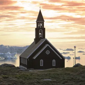 Zion Church of Disko Bay, Ilulissat, Greenland