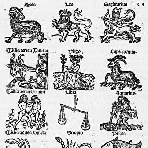 Zodiac Signs from 1489