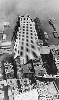 Arc0017636 Prints: 120 Wall Street Seen From The Air