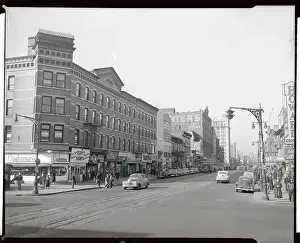 125th Street and Lenox Avenue Looking West in Harlem