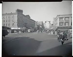 125th Street and Lenox Avenue Looking West in Harlem