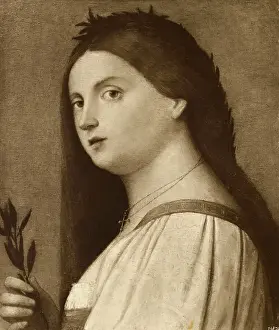 Caution Prints: 14th Century Painting of Italian Woman