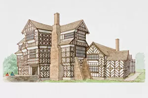 Horizontal Image Gallery: 16th century timber-framed mansion