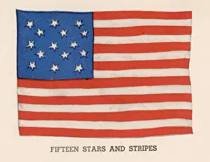 Adoption Prints: 1794 American flag