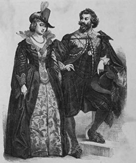 Images Dated 21st November 2008: 17th Century Couple