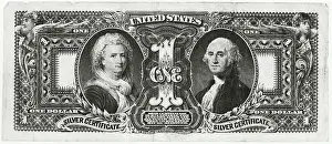 Paper Money Prints: Back of the 1896 Silver Certificate