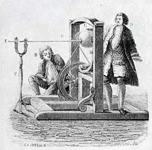 Experimenting Prints: 18Th Century Eletricity Experiment Illus