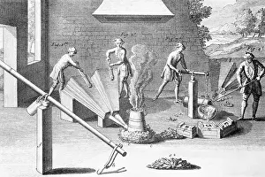 Pouring Prints: 18th-Century Engraving of Iron Casting