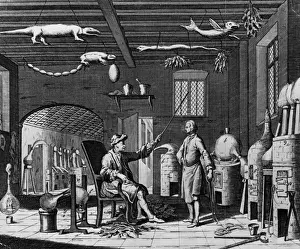 Landscape Equipment Scientific Prints: 18th Century Lab