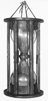 Hourglass Prints: 18th-Century Ship Hourglass