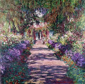 Painter Prints: 1900s 1902 GARDEN PATH