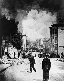 Images Dated 27th January 2010: 1906 San Francisco Earthquake