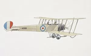 Biplane Gallery: 1912 Avro 504 biplane, side view