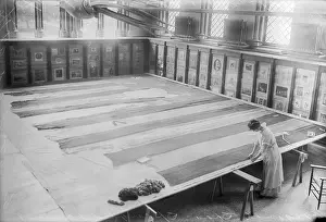 Sewing Prints: 1914 Restoration of the Star Spangled Banner American Flag