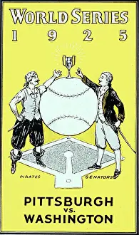 Souvenir Prints: 1925 World Series Poster