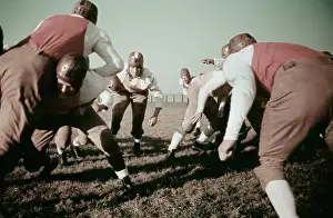 Sports Uniform Prints: 1930's High School Football