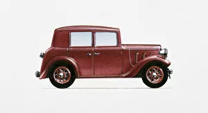 1930s Style, 1935, 20th Century, 4-Door Saloon, Austin, Austin 10 / 4 Lichfield, Car