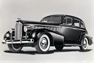 Sedan Prints: Side And Front Of 1937 La Salle