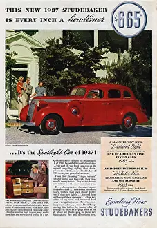 Admiration Prints: 1937 Studebaker Advertisement