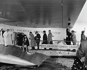 Asdip Prints: 1939 First Commercial Trans Atlantic Flight