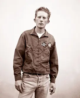 Prints of 1950s, Adult, Attitude, Biker, Black And White, Caucasian, Image Light, Vintage Black and White, 78397881 Stockbyte Prints: 1950s, Adult, Attitude, Biker, Black And White, Caucasian, Image Lighting, Lifestyles