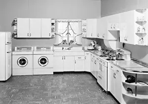 Sink Prints: 1950s Modern Kitchen